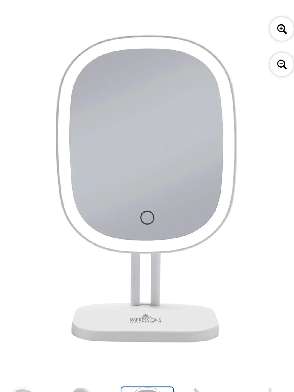 IMPRESSIONS White TOUCH Highlight LED Makeup Mirror NEW